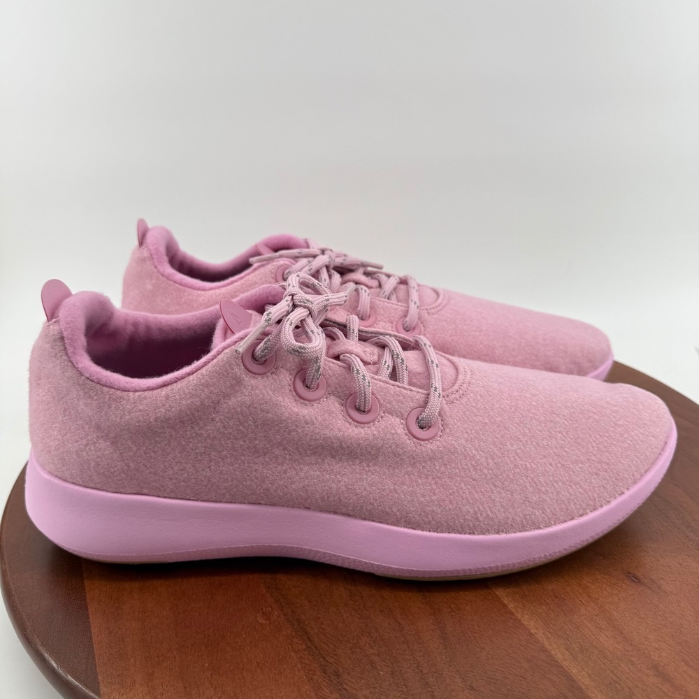 Allbirds Wool Runner Mizzle Mens Buoyant Pink Weather Repellent Sneaker 14